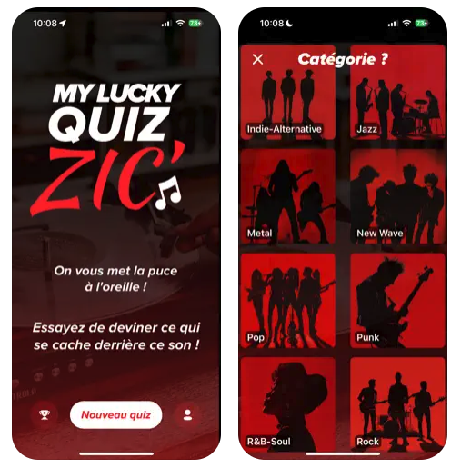 MyLuckyQuiz - Zic : Trouvez la musique au ralenti !